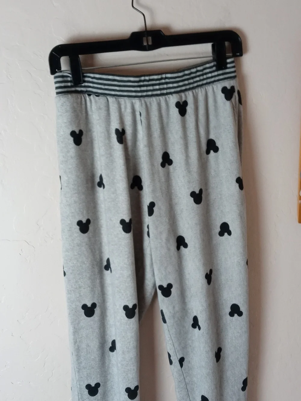Disney Grey Fleece Mickey Print Pajama Pants - Picture 2 of 5